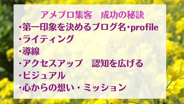 アメブロ集客で成功する秘訣【スピリチュアル・セラピストのコンサルが解説】 ゆったり豊かに 愛され起業ライティング　レクチャーまとめ